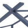 Kinder-Bettgestell Veland Grau Massivholz Kiefer 70x140 cm
