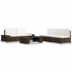 5-tlg. Garten-Lounge-Set...