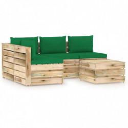 5-tlg. Garten-Lounge-Set...