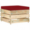 5-tlg. Garten-Lounge-Set Konane mit Kissen Grün Imprägniertes Holz