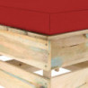 5-tlg. Garten-Lounge-Set Kudret mit Kissen Grün Imprägniertes Holz