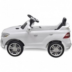 Elektroauto Ride-on Mercedes Benz ML350 Weiß 6 V mit Fernbedienung