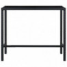 5-tlg. Gartenbar-Set Kylie Poly Rattan Schwarz