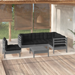 6-tlg. Garten-Lounge-Set...