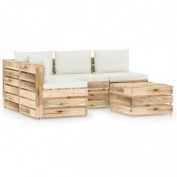 5-tlg. Garten-Lounge-Set...